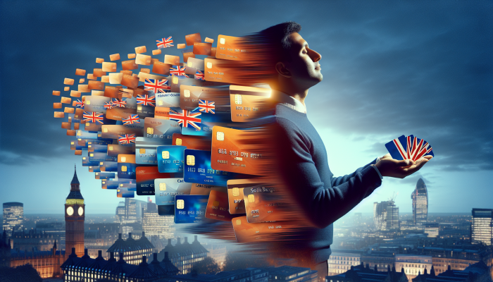 How Much Debt Do You Need to Consolidate: A UK Guide | DCL Individual in the UK consolidating multiple debts into a single loan, symbolising financial relief, with UK skyline.