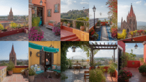 Vibrant Rooftop Scene