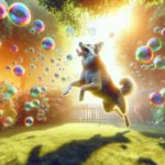 Bubble Chasing: Universal Joy for Pets Outdoors
