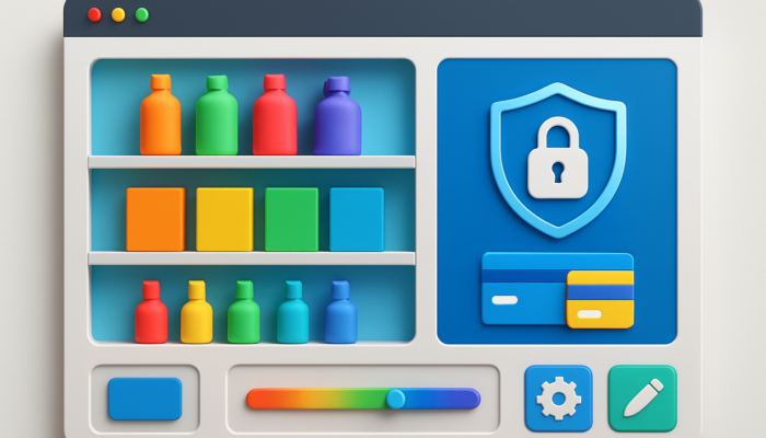 Vibrant WordPress e-commerce storefront featuring colourful products, secure payments, and user-friendly tools for UK businesses.