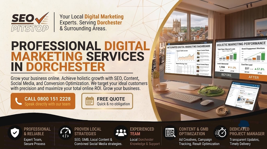 Digital Marketing for Small Businesses: Enhance Your Dorchester Brand